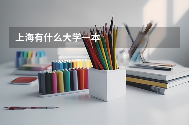 上海有什么大学一本