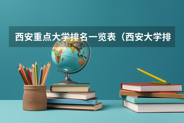 西安重点大学排名一览表（西安大学排行榜前十名）