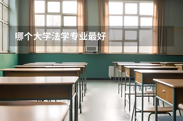 哪个大学法学专业最好