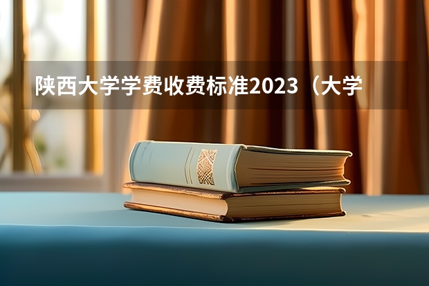 陕西大学学费收费标准2023（大学学费收费标准2023）