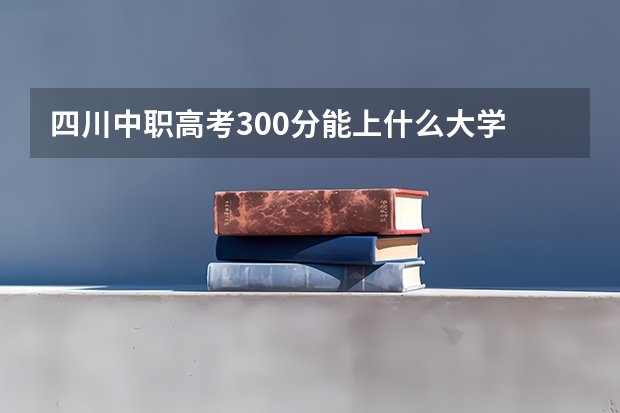 四川中职高考300分能上什么大学
