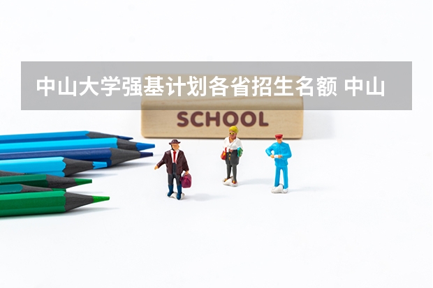 中山大学强基计划各省招生名额 中山大学强基计划入围分数线