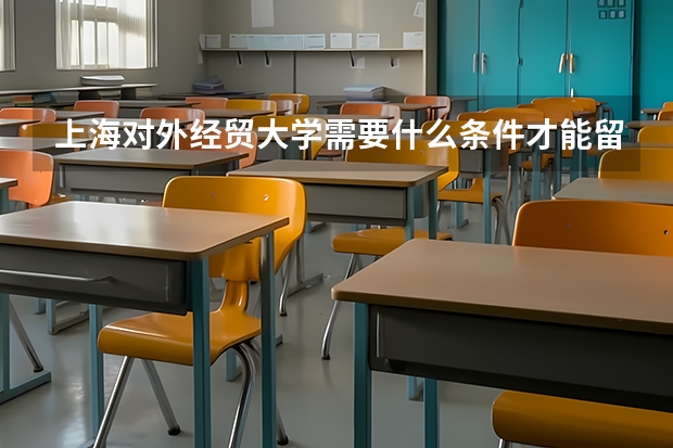 上海对外经贸大学需要什么条件才能留校任教