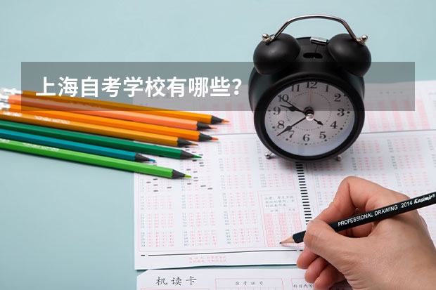 上海自考学校有哪些？