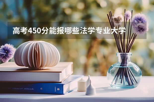 高考450分能报哪些法学专业大学