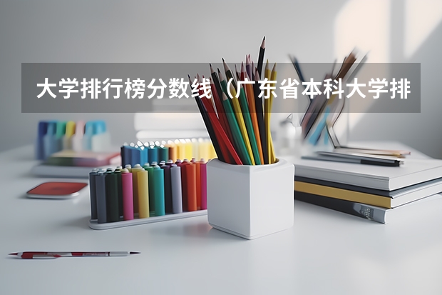 大学排行榜分数线（广东省本科大学排名）