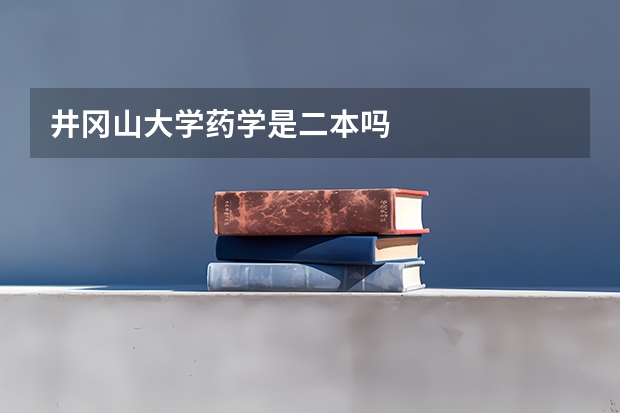 井冈山大学药学是二本吗