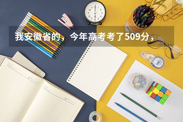 我安徽省的,今年高考考了509分,我是文科生,比二本线高8分,请问我能在安徽省内上哪些比较好的学校?