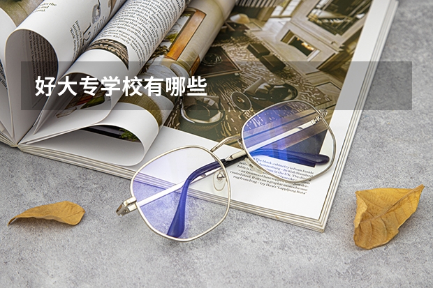 好大专学校有哪些