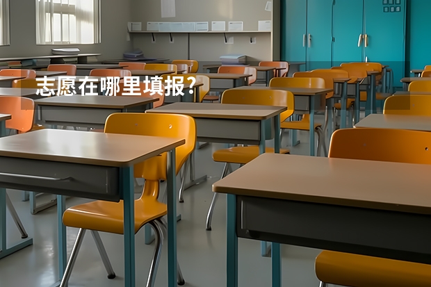 志愿在哪里填报?