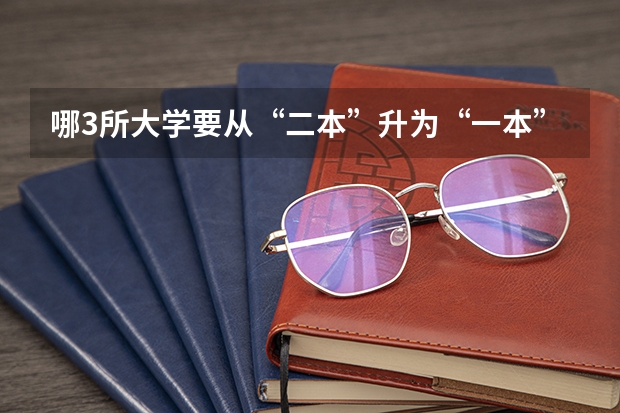 哪3所大学要从“二本”升为“一本”？ 二本征集院校名单