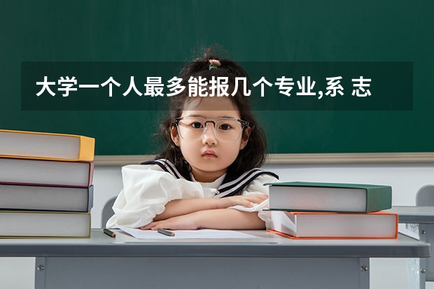大学一个人最多能报几个专业,系 志愿填报每个学校可以报几个专业