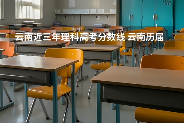 云南近三年理科高考分数线 云南历届高考分数线