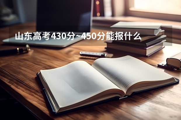 山东高考430分~450分能报什么学校,专升本学校也行?谢谢!