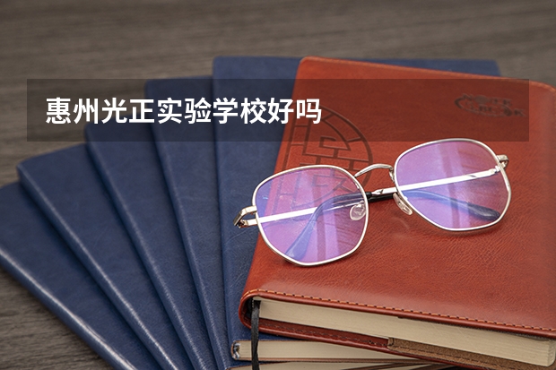 惠州光正实验学校好吗