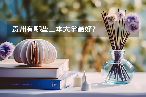 贵州有哪些二本大学最好？