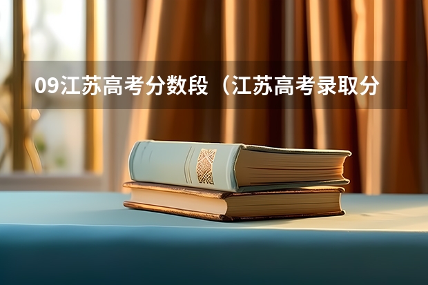 09江苏高考分数段(江苏高考录取分数线排名前20的高校)