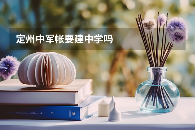 定州中军帐要建中学吗