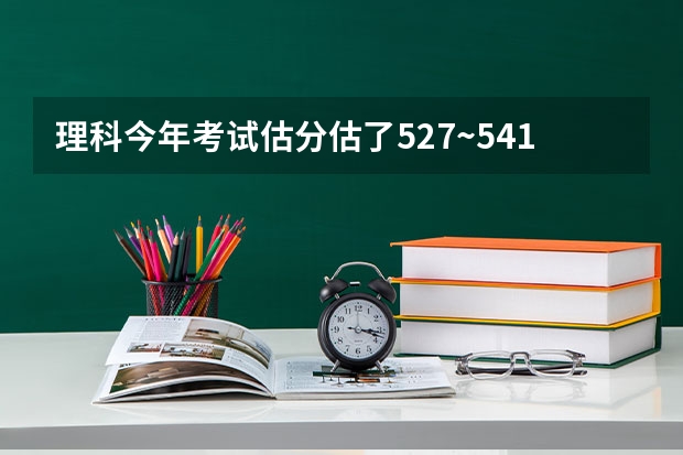 理科今年考试估分估了527~541分，想报西安建筑科技大学,有把握吗？在西安还有哪个大学可以选择？