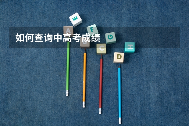 如何查询中高考成绩