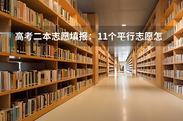 高考二本志愿填报：11个平行志愿怎么填