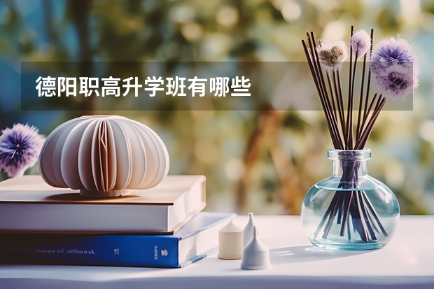 德阳职高升学班有哪些