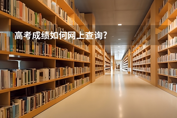 高考成绩如何网上查询?