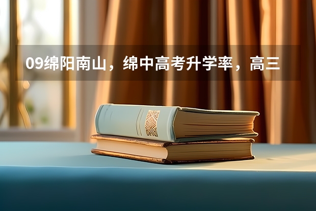 09绵阳南山，绵中高考升学率，高三（加补习班）总人加数，参高考人数 灵川潭下中学录取分数