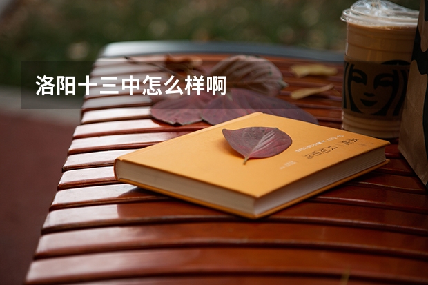 洛阳十三中怎么样啊