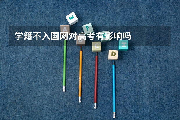 学籍不入国网对高考有影响吗