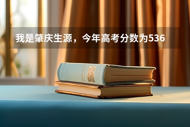 我是肇庆生源，今年高考分数为536，但是将肇庆学院放在第二志愿，请问我是否有希望被肇庆学院录取到呢？