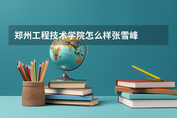 郑州工程技术学院怎么样张雪峰