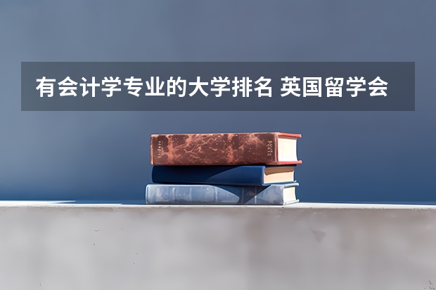 有会计学专业的大学排名 英国留学会计与金融专业学校介绍