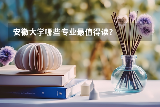 安徽大学哪些专业最值得读？