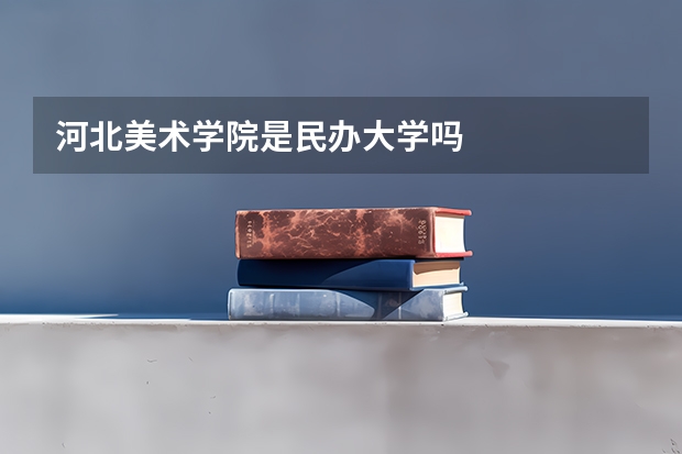 河北美术学院是民办大学吗