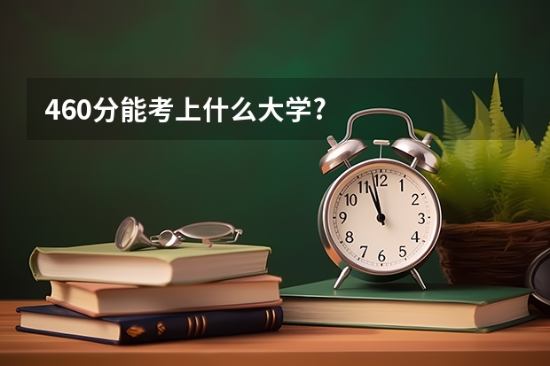 460分能考上什么大学?