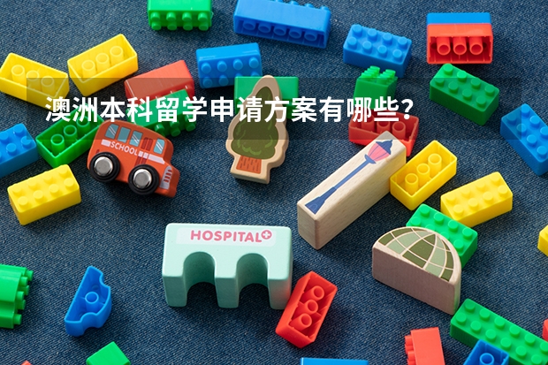 澳洲本科留学申请方案有哪些？
