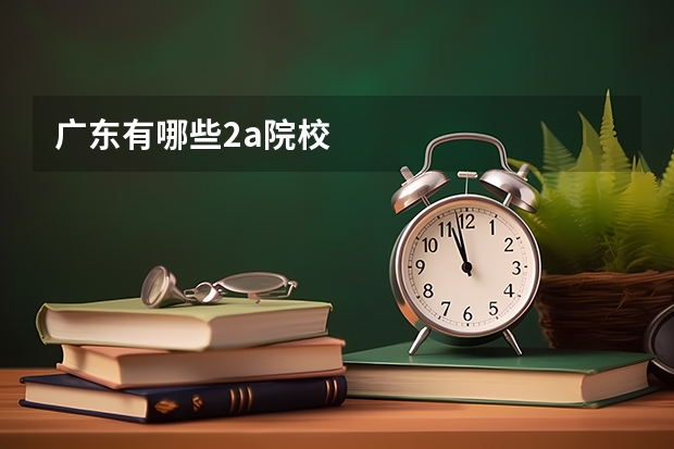 广东有哪些2a院校