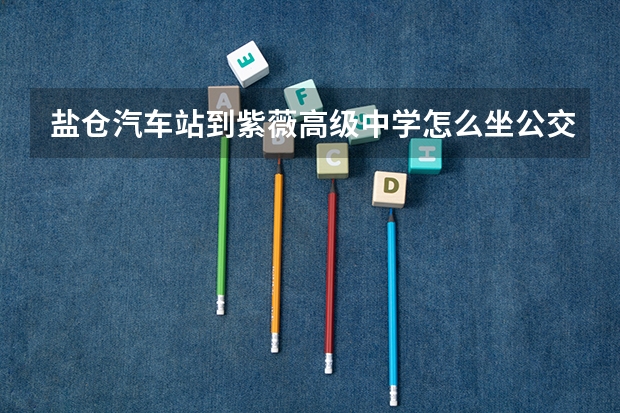 盐仓汽车站到紫薇高级中学怎么坐公交