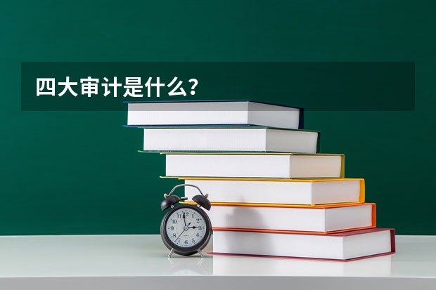 四大审计是什么？