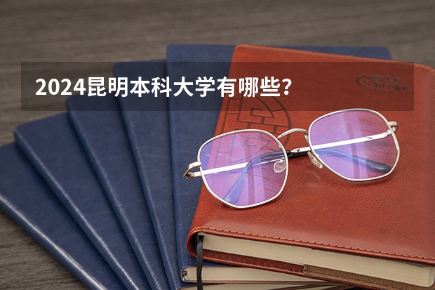 2024昆明本科大学有哪些？
