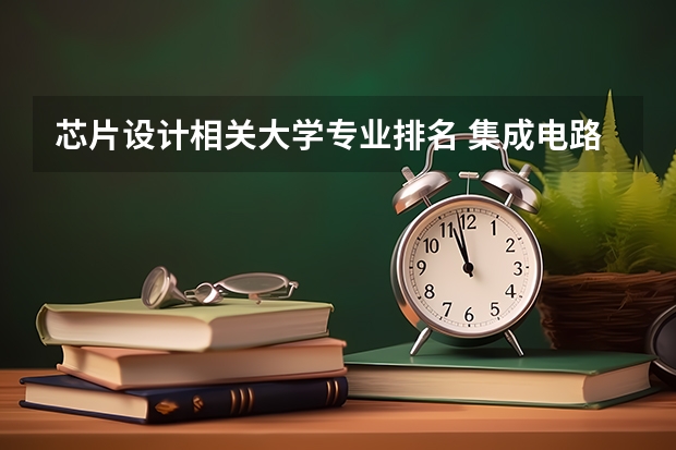 芯片设计相关大学专业排名 集成电路设计与集成系统专业排名