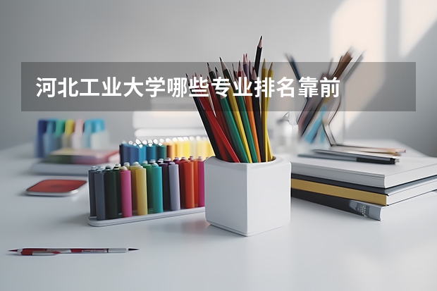 河北工业大学哪些专业排名靠前
