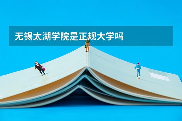 无锡太湖学院是正规大学吗