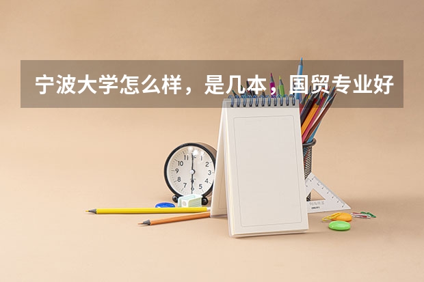 宁波大学怎么样,是几本,国贸专业好吗?