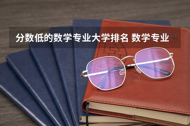 分数低的数学专业大学排名 数学专业大学排名