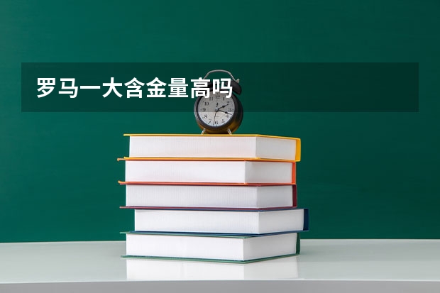 罗马一大含金量高吗