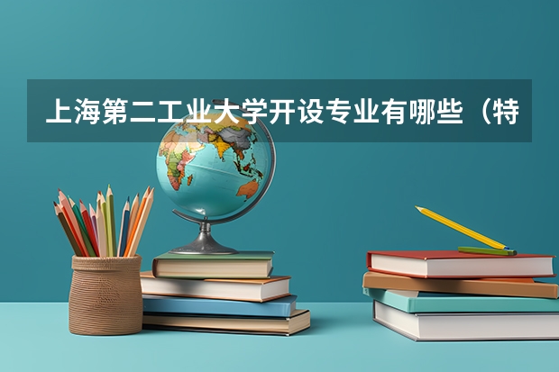 上海第二工业大学开设专业有哪些（特色专业介绍）