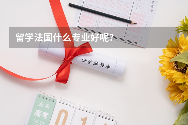 留学法国什么专业好呢？