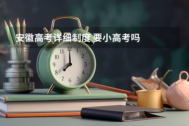 安徽高考详细制度 要小高考吗